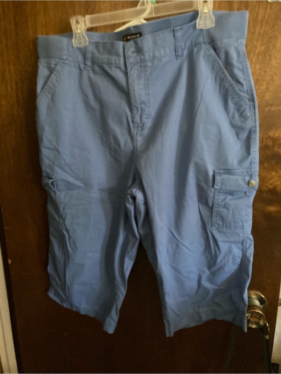 Lee Pants - Lee Women's Light Blue Cargo Shorts